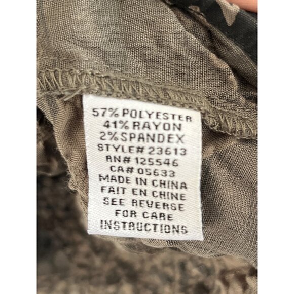 Habitat Lagenlook Black Brown Button Front Long Sleeve Tunic Size Small - Picture 6 of 9